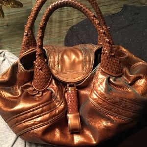 FENDI Fortuny Nappa Leather Hologram Spy Bag